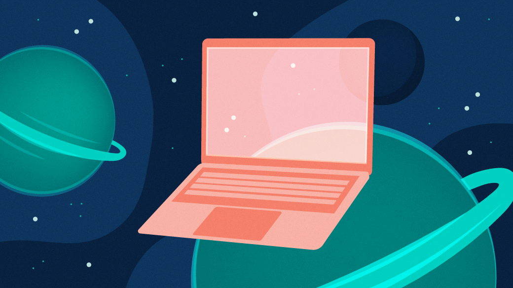 Computer code displayed on dual monitors (October 15, 2019)