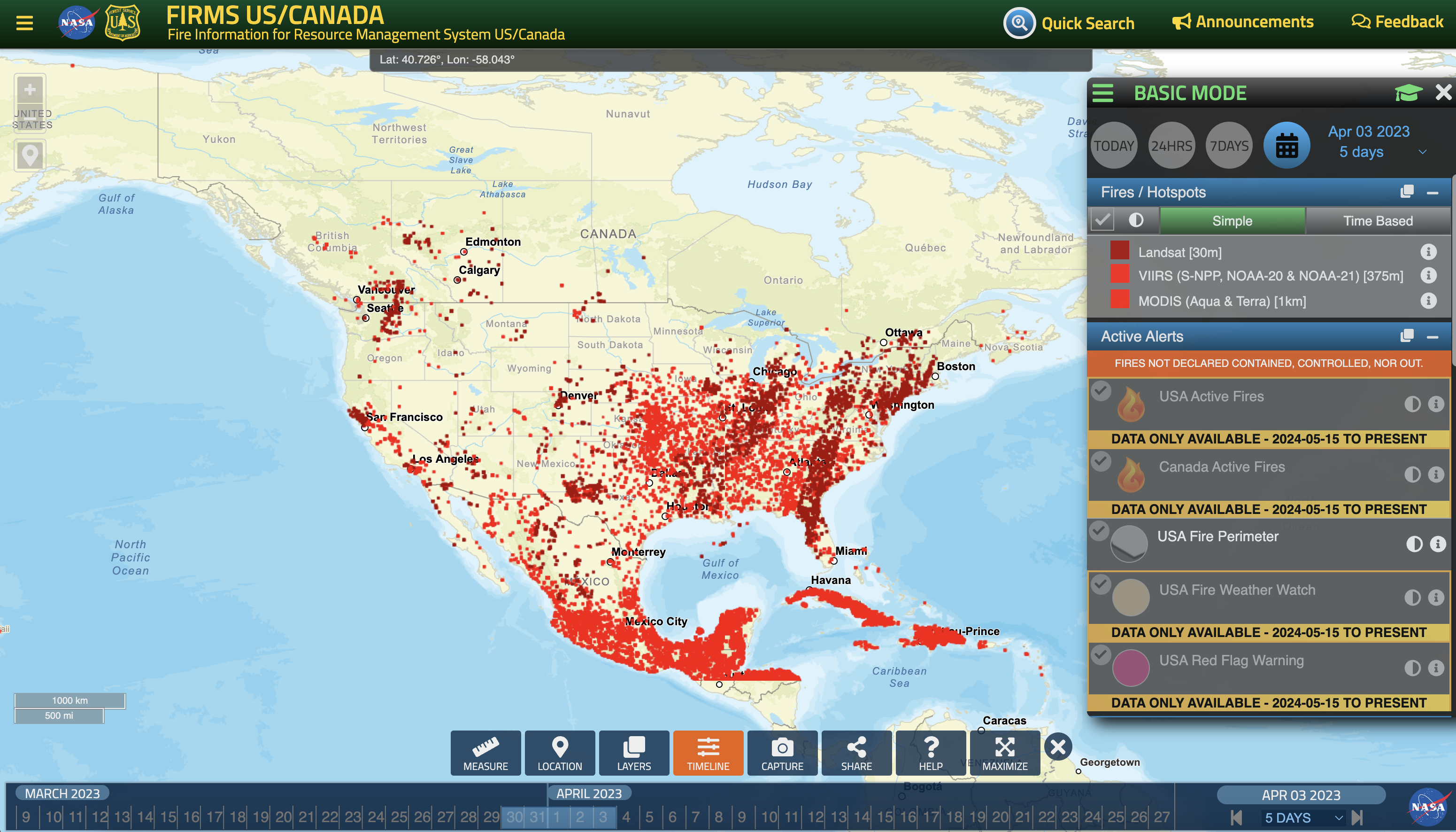 NASA firemap 040323